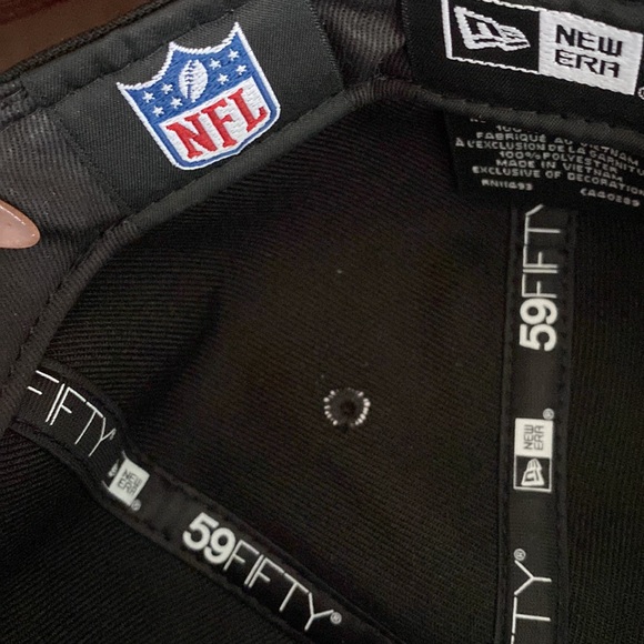 Raiders NWT Embroidered NFL Ball Cap - Picture 7 of 10